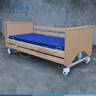 5-λειτουργίας άργυρος-MC002 οικιακής φροντίδας ηλεκτρικό διπλώνοντας κρεβάτι υγειονομικής περίθαλψης δωματίων ηλικιωμένο με τον αναπνεύσιμο πίνακα κρεβατιών