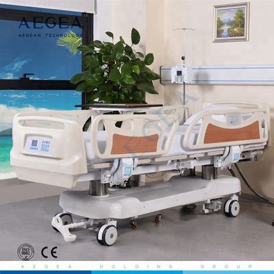 Άργυρος-BR002B CE ISO διευθετήσιμο CPR 7 ηλεκτρικό κρεβάτι νοσοκομείων δωματίων λειτουργίας ICU